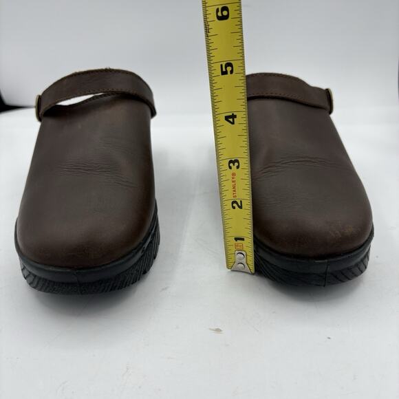 Romika‎ Mule Clogs Womens Size US 10.5 EU 42 Brown Adj Rotate Strap Platform - Picture 6 of 11